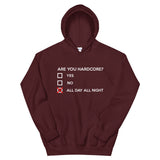 ARE YOU HARDCORE - Unisex Hoodie