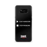 PLAY HARDCORE STOP PROBLEMS - Samsung Case