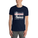 CROSS WORDS GABBER HARDCORE ADDICT - Unisex T-Shirt