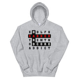 Cross Words Gabber Hardcore Addict - Unisex Hoodie