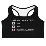 ARE YOU HARDCORE ? - Sports bra