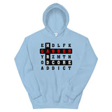 Cross Words Gabber Hardcore Addict - Unisex Hoodie