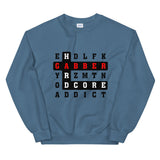 CROSS WORDS GABBER HARDCORE ADDICT - Unisex Sweatshirt