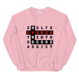 CROSS WORDS GABBER HARDCORE ADDICT - Unisex Sweatshirt