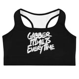 GABBER TIME IS EVERY TIME - Sports bra
