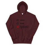 SINGLE TAKEN INLOVE WITH HARDCORE - Unisex Hoodie