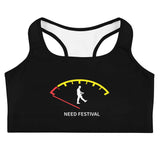 NEED FESTIVAL - Sports bra