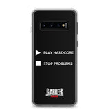 PLAY HARDCORE STOP PROBLEMS - Samsung Case