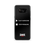 PLAY HARDCORE STOP PROBLEMS - Samsung Case