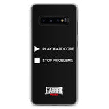 PLAY HARDCORE STOP PROBLEMS - Samsung Case