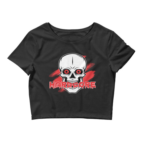 HARDCORE SKULL - Crop Top